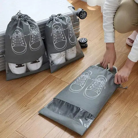 Lot de 10 housses à chaussures pour voyager