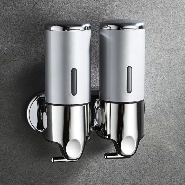 2-in-1 wall-mounted dispenser for an organized bathroom