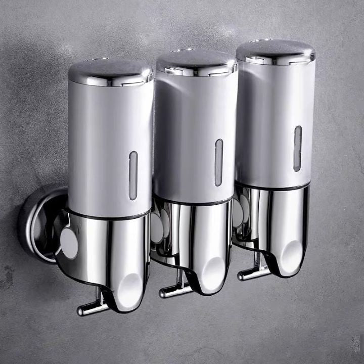 2-in-1 wall-mounted dispenser for an organized bathroom