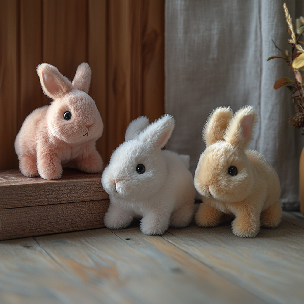 Peluches de conejo ultra suave, el compañero de abrazos perfecto