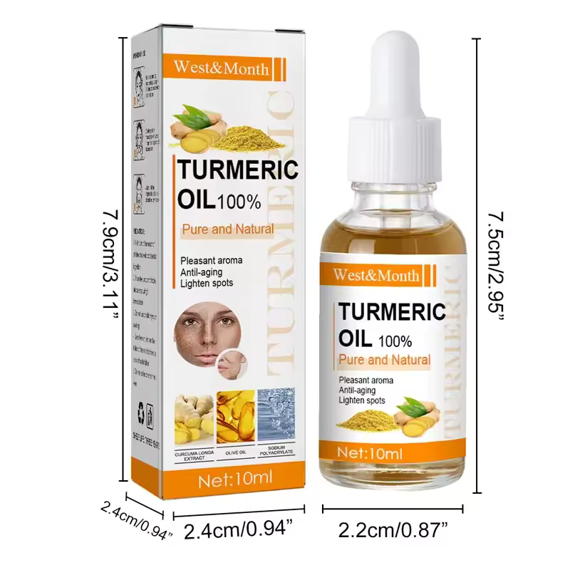 Sérum corrector de manchas con cúrcuma: para una piel radiante y uniforme
