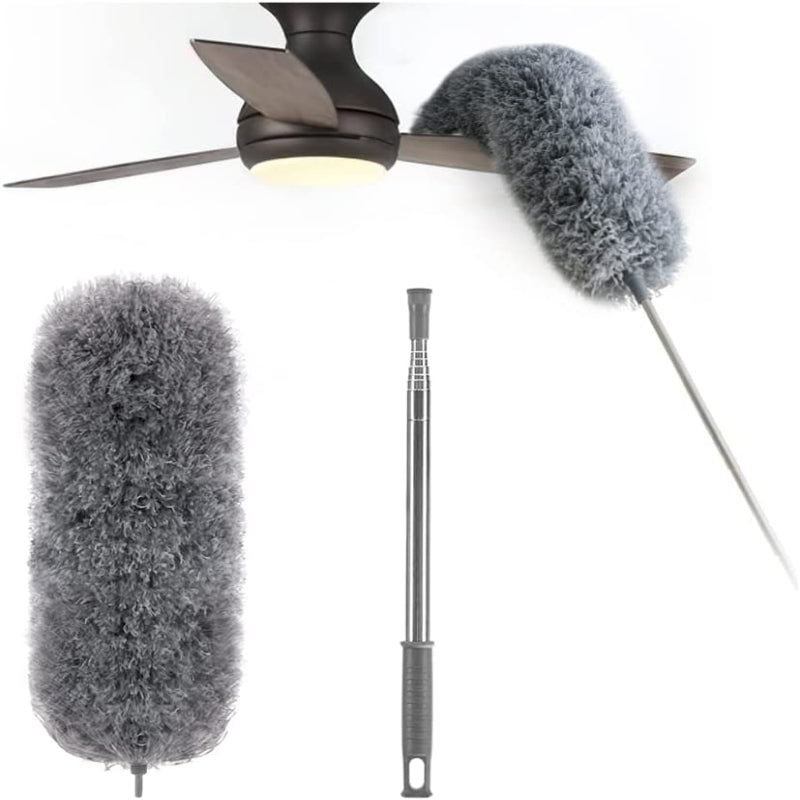 Rengjør høyt og langt, mer støv utenfor rekkevidde