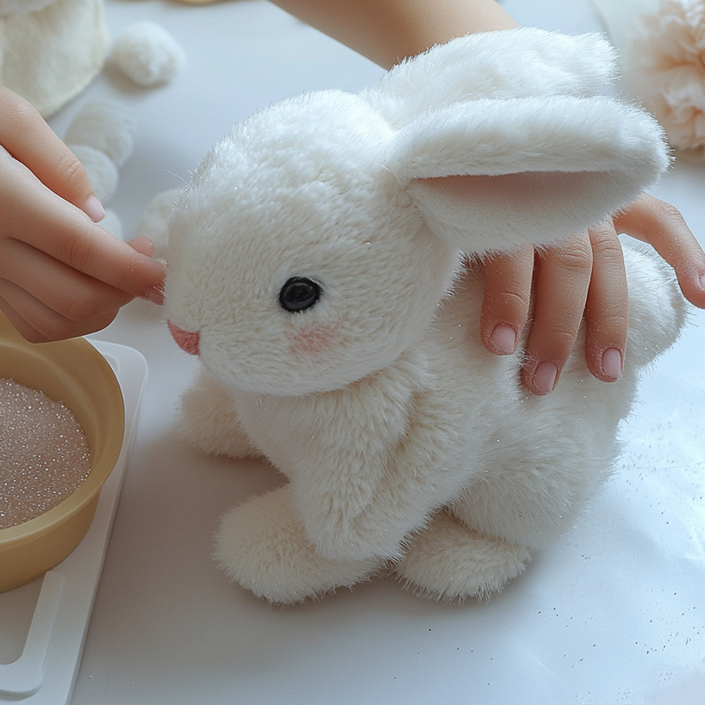 Peluches de conejo ultra suave, el compañero de abrazos perfecto