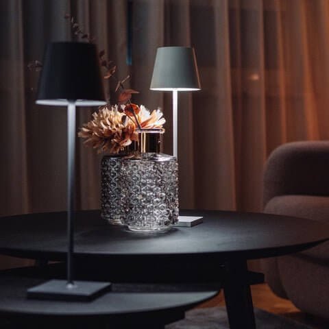 Bordlampe uten ledning for elegant belysning