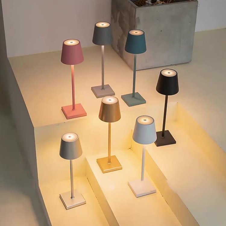 Bordlampe uten ledning for elegant belysning