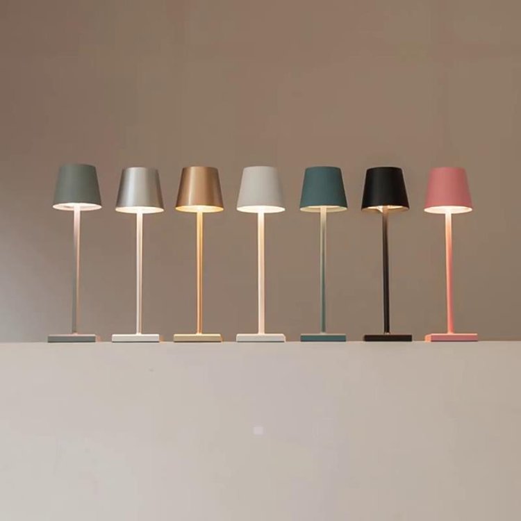 Bordlampe uten ledning for elegant belysning