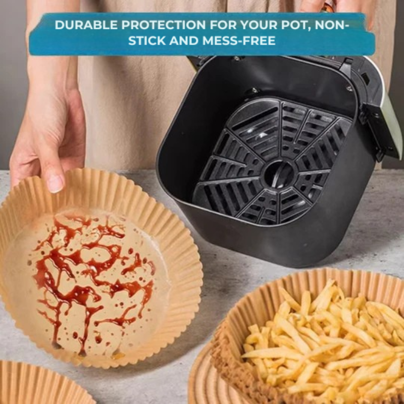Practical cooking papers for Air fryer – Cleanliness and time saving