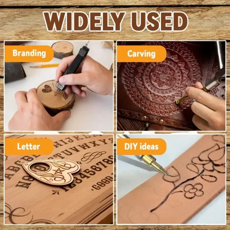 Kit de pirograbado en madera para artistas