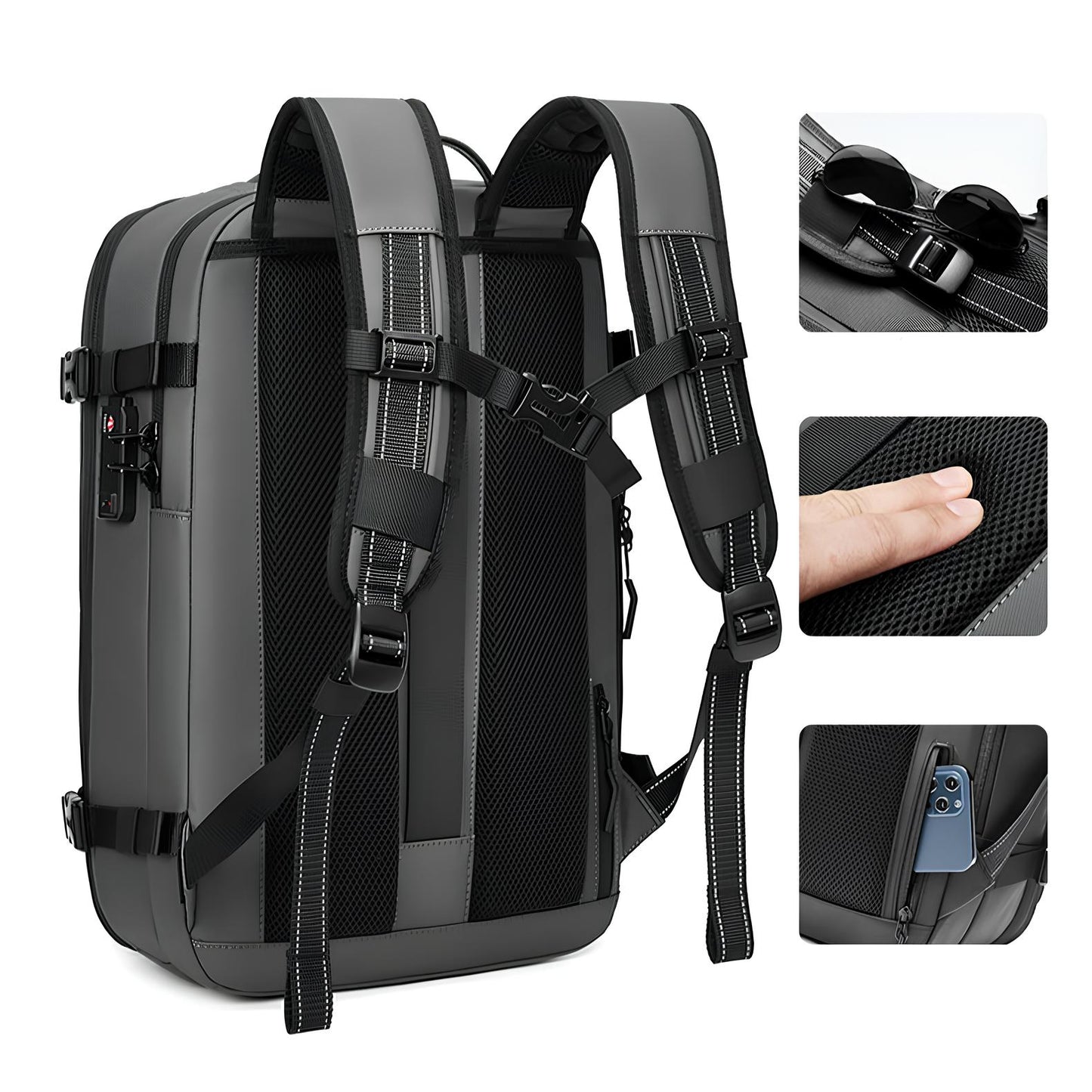 Mochila de viaje| Mochila versátil para viajes sin complicaciones