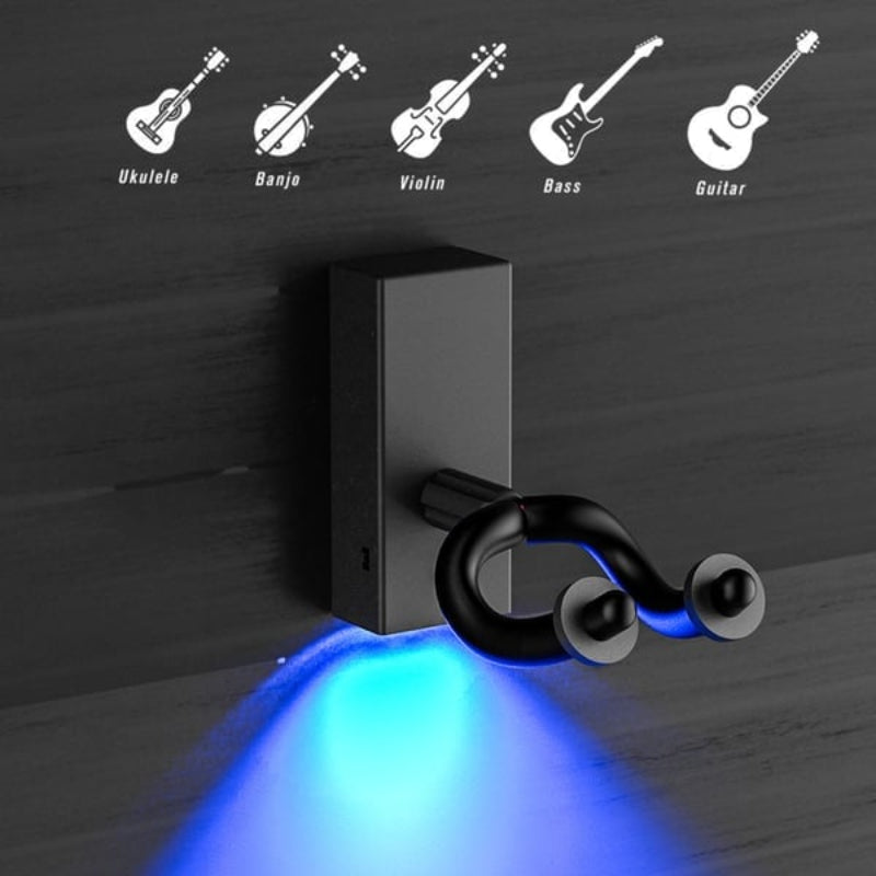 ギター用LED壁掛けサポート – 楽器を照らしましょう