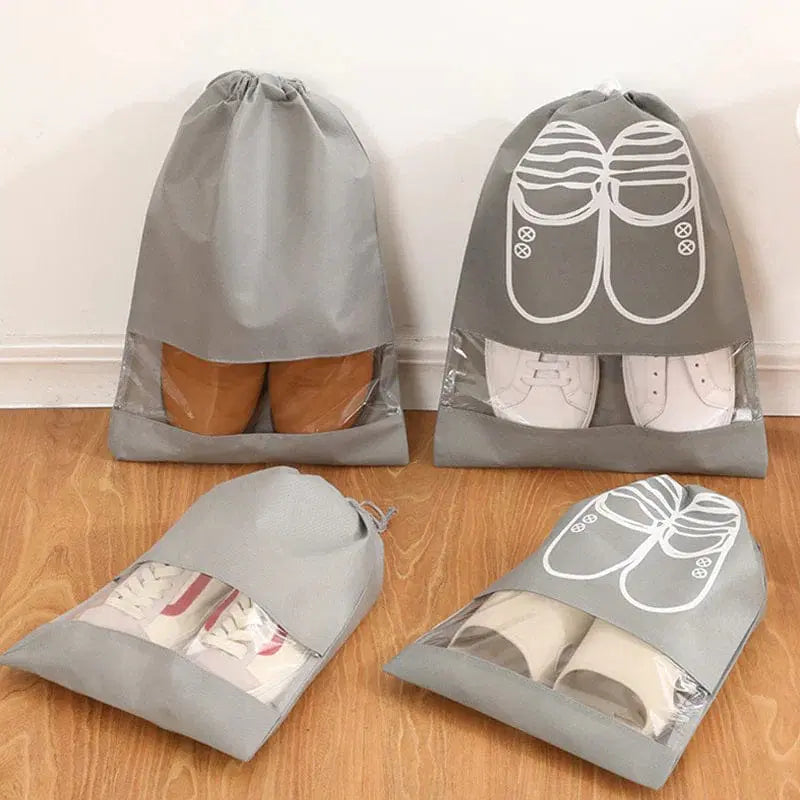 Lot de 10 housses à chaussures pour voyager