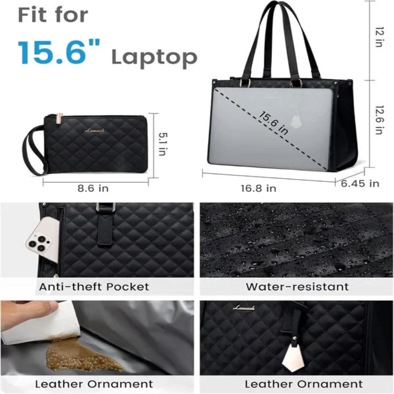 Elegant og funktionel 3-i-1 arbejdstaske