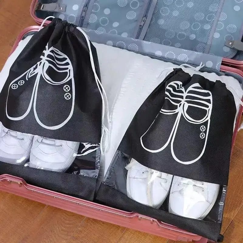 Lot de 10 housses à chaussures pour voyager