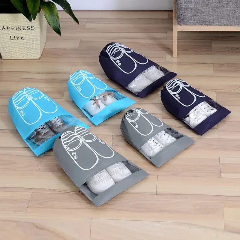 Lot de 10 housses à chaussures pour voyager