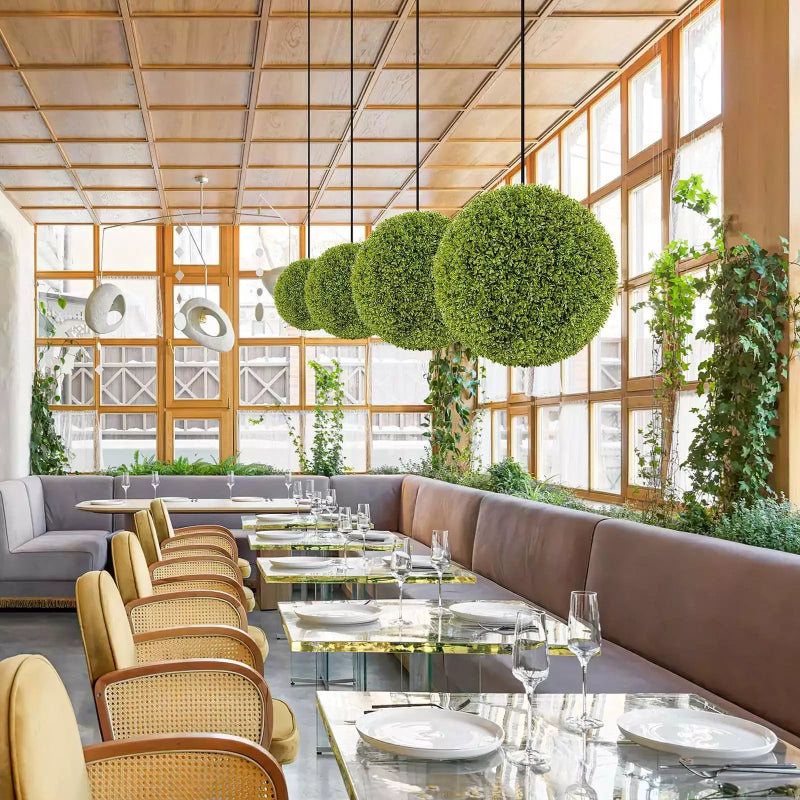 Natürliche Eleganz ohne Pflege für Ihre Räume (x2)