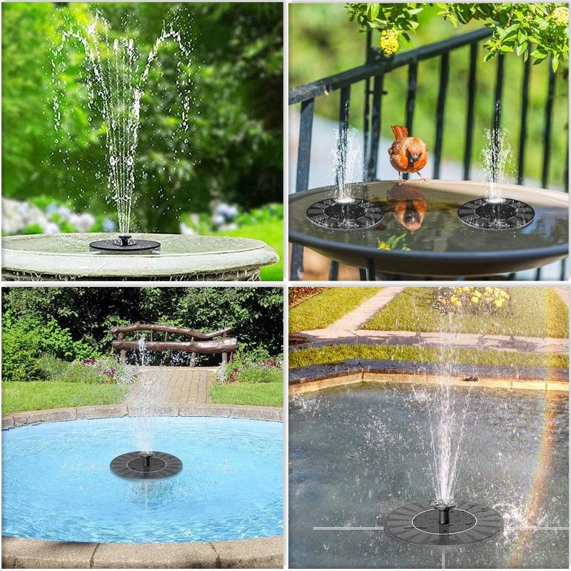 Dekorative Solarbrunnen für Garten und Balkon