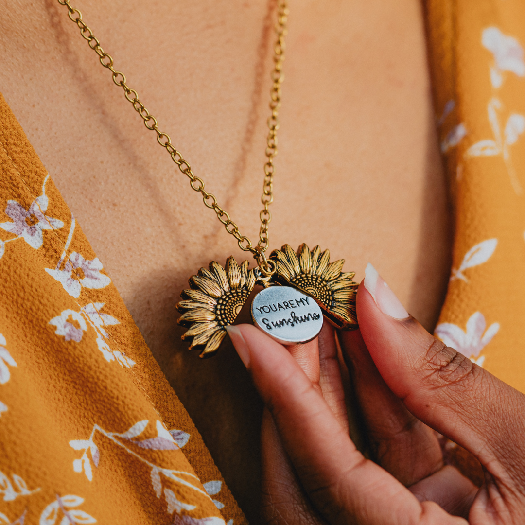 Collier Tournesol "You Are My Sunshine" – Émotion Pure