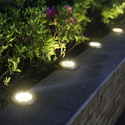 Dekorativní solární lampa pro venkovní chodníky (x4)
