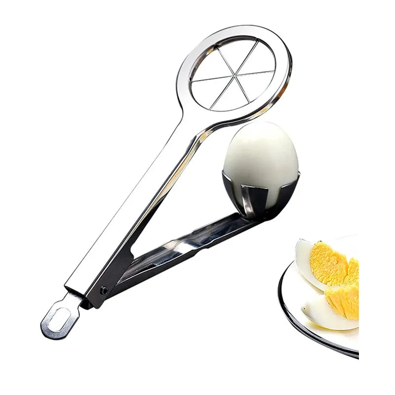 Tagliacoeffe in acciaio inossidabile – Affettatrice manuale per uova sode 