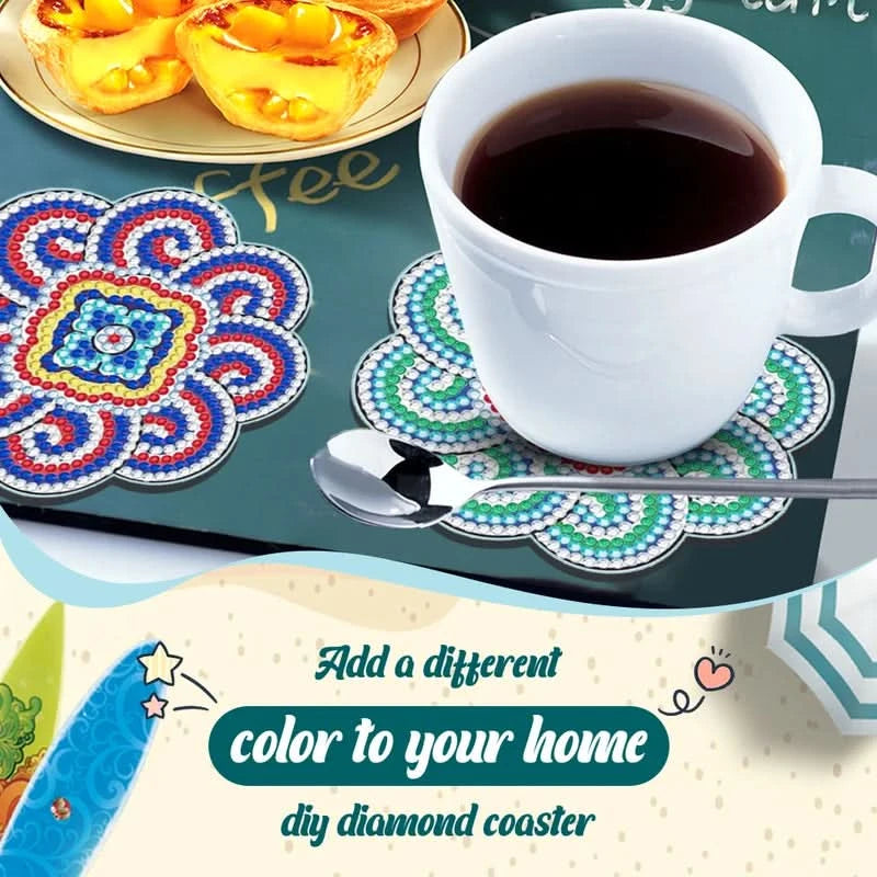 Set de Dessous de Verre DIY à Strass – Kit Créatif Original