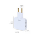 Compact and elegant universal power strip 