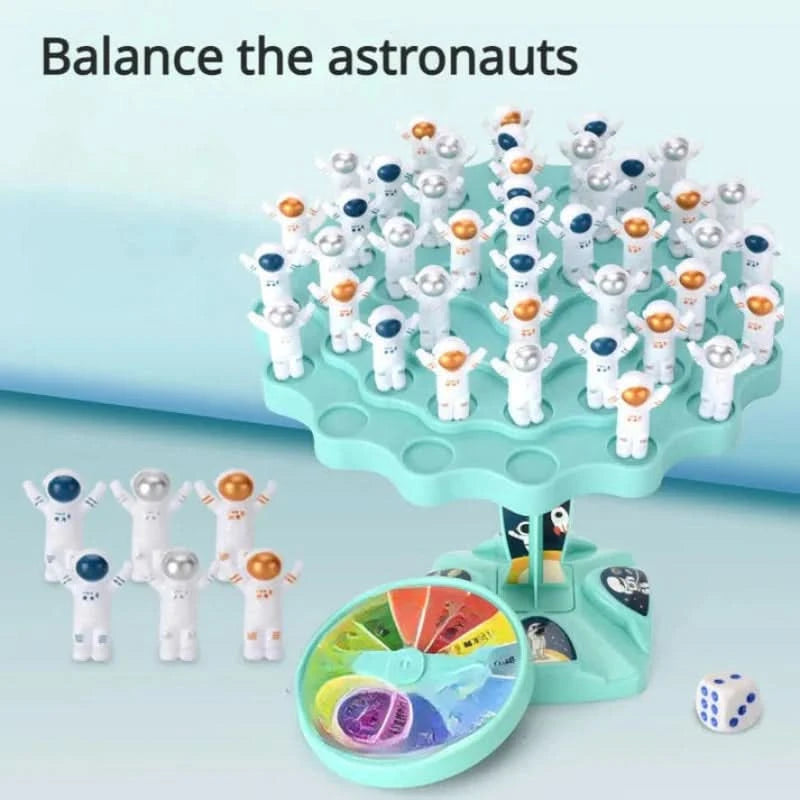 Rovnovážna hra astronautov na podporu učenia 
