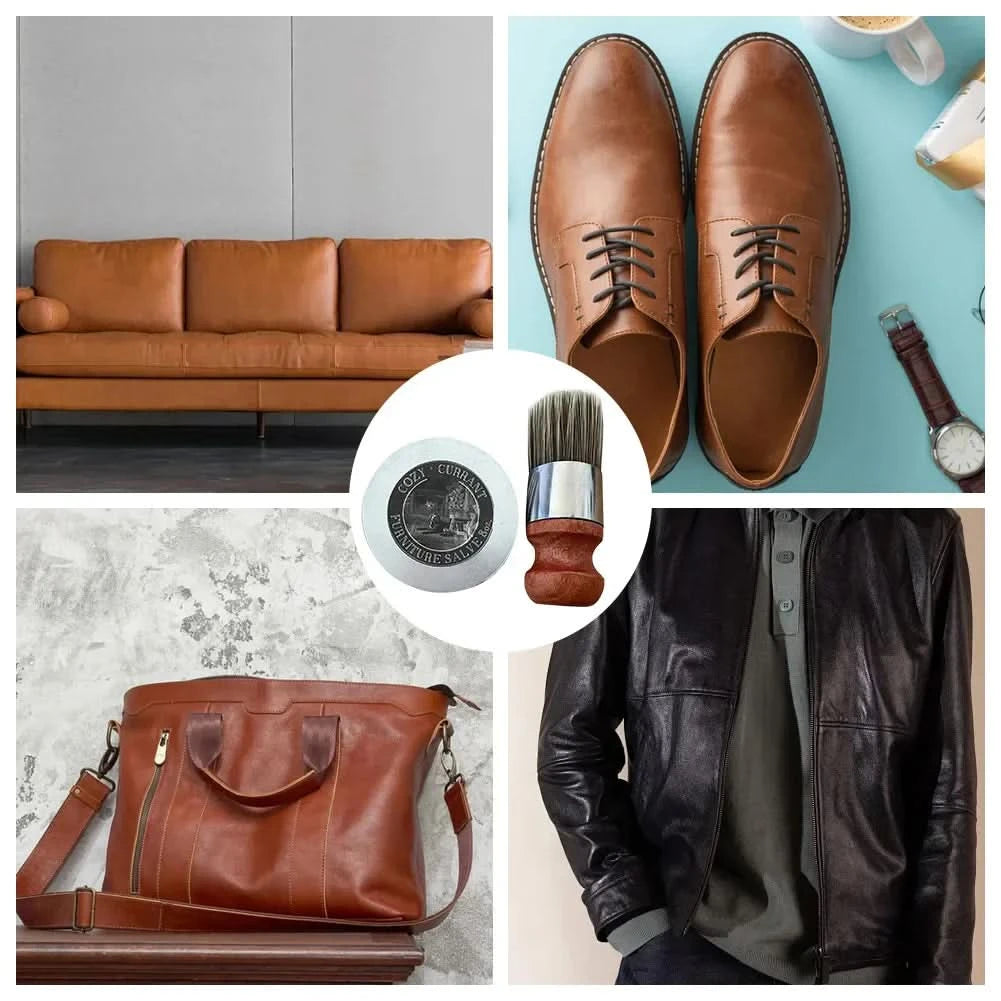 Baume Naturel Cuir 65ml pour Raviver et Protéger vos Cuirs