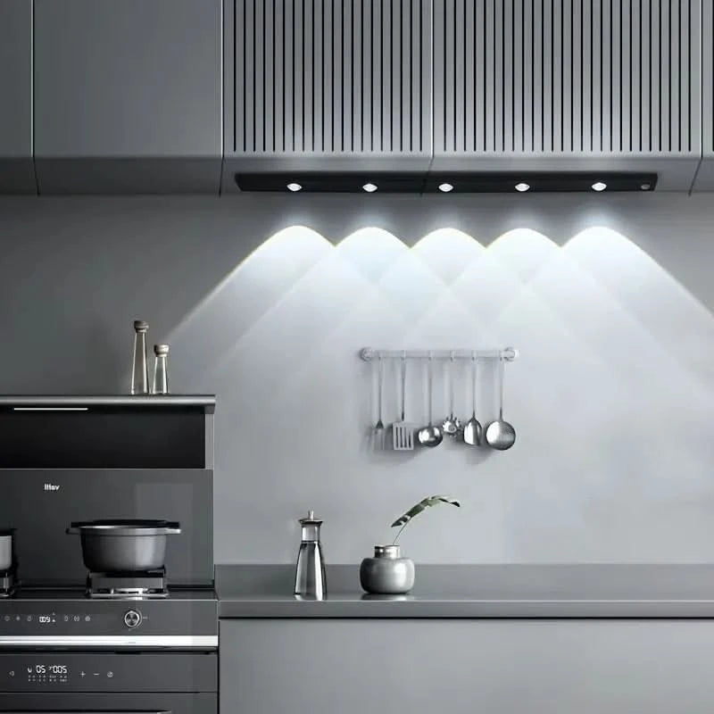 LED adhesive lamp with smart motion detector 
