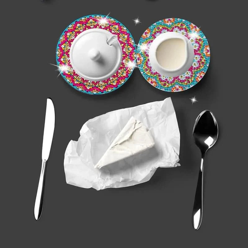 Set de Dessous de Verre DIY à Strass – Kit Créatif Original