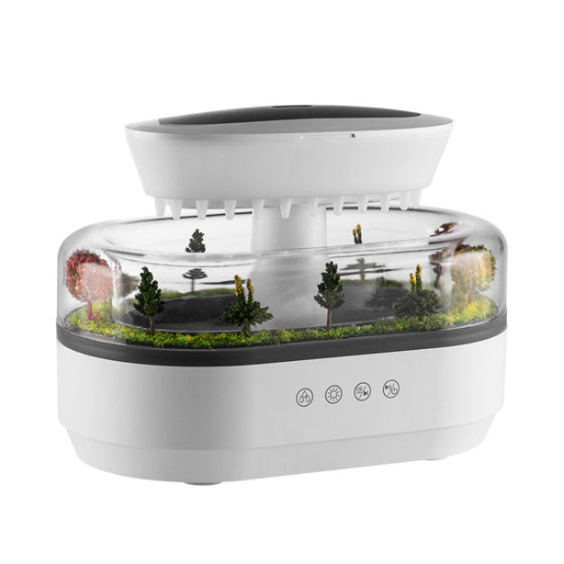 Regen-effect diffuser - geluid, nevel & sfeerverlichting 