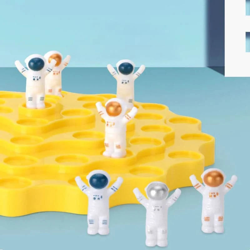 Juego de equilibrio de astronautas para estimular el aprendizaje 