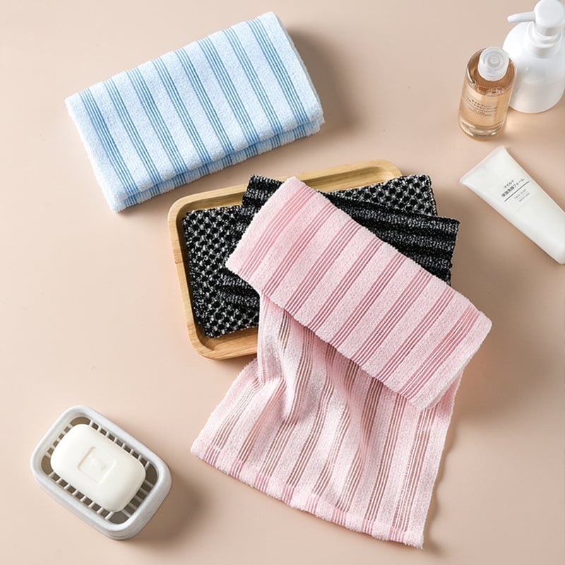 Serviette exfoliante douce – Peau lisse en un seul geste