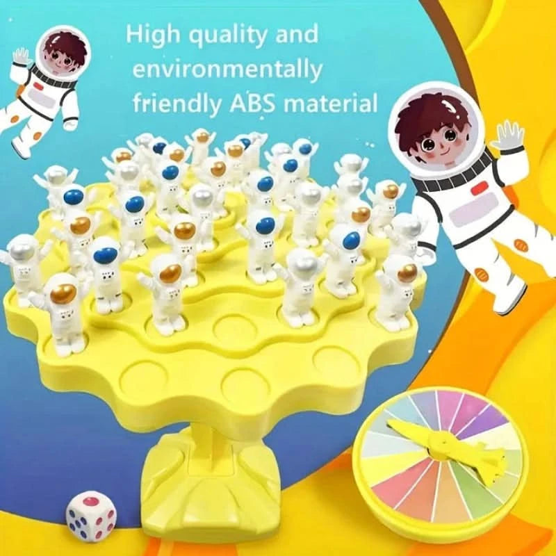 Juego de equilibrio de astronautas para estimular el aprendizaje 