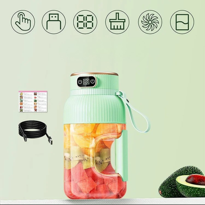 Licuadora portátil para jugos frescos en cualquier momento 