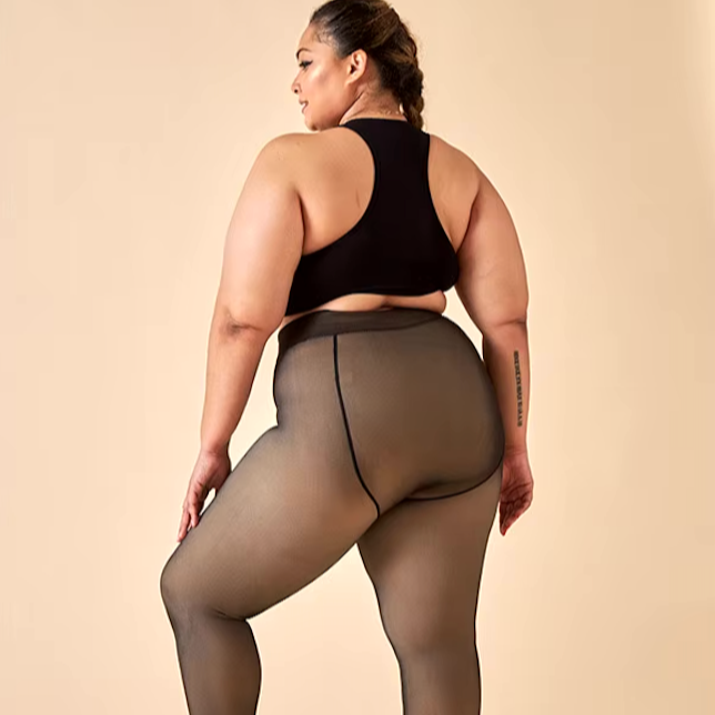 Le Collant Polaire Transparent Chaud et Élégant pour Femme
