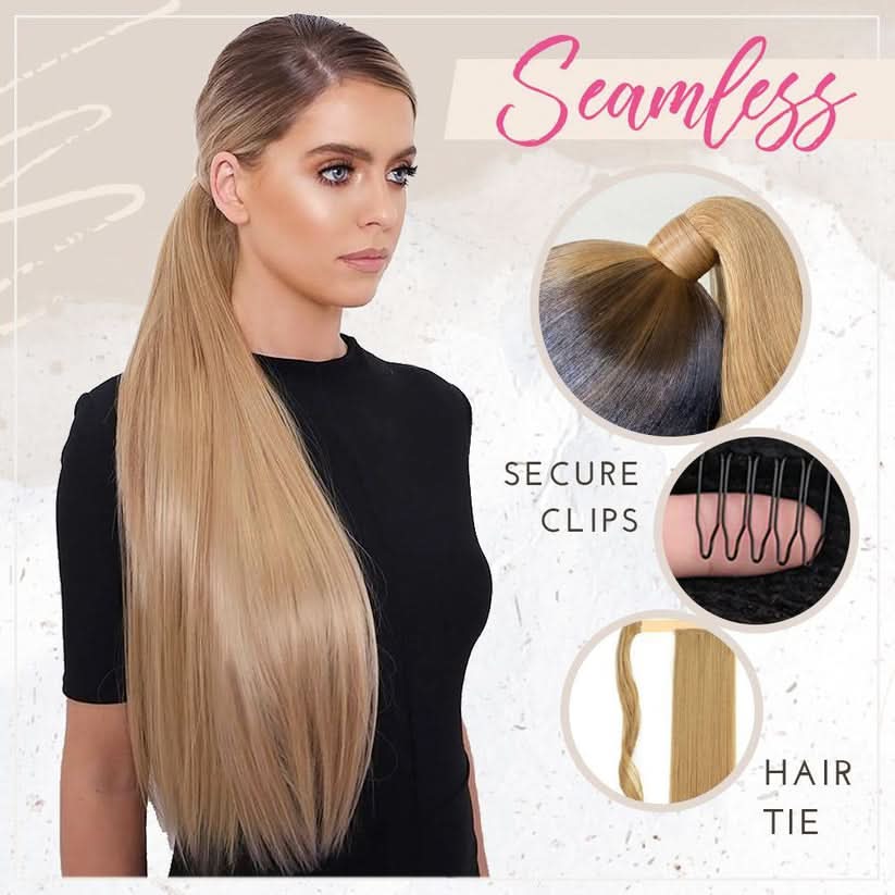 Glamorous ponytail extension for a chic look 