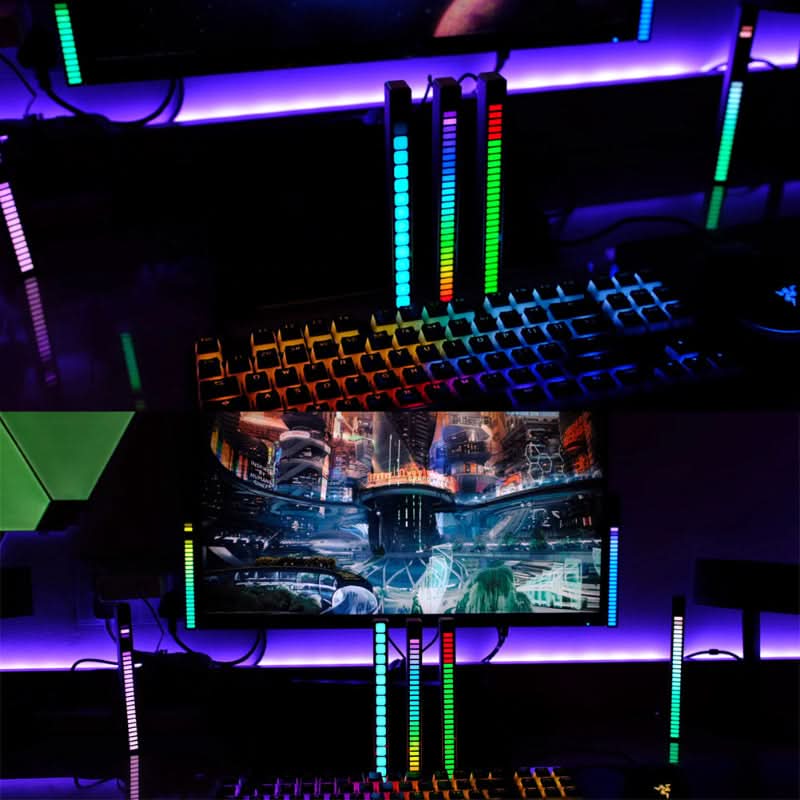 LED světelná lišta - RGB reagující na zvuk 