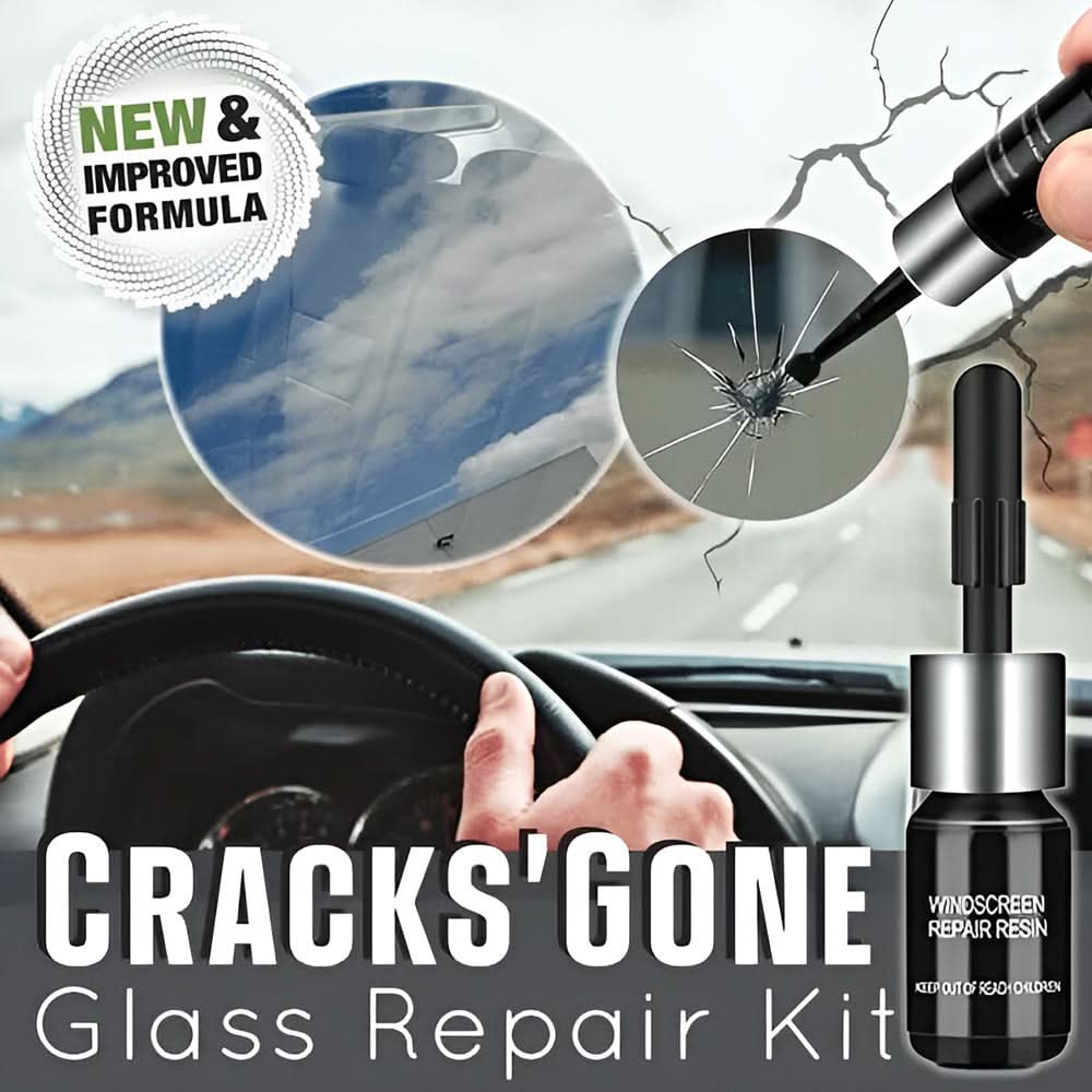 Repair glass cracks in a few minutes 