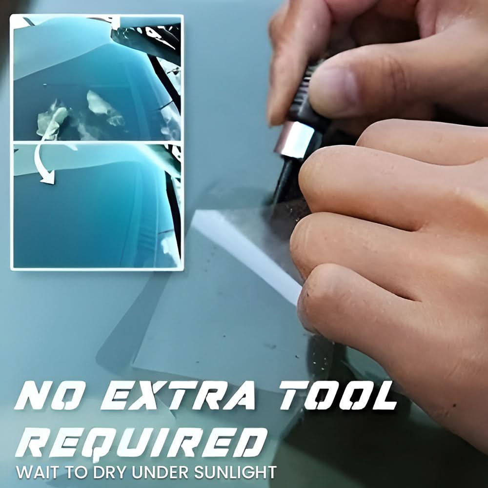 Repair glass cracks in a few minutes 