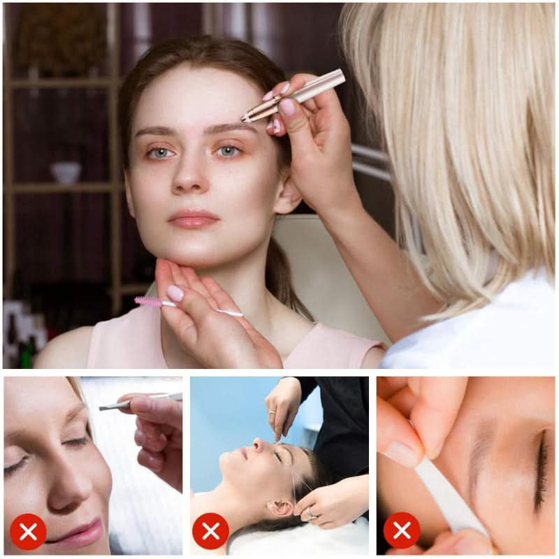 Přesné a bezbolestné epilace pro čisté obočí 