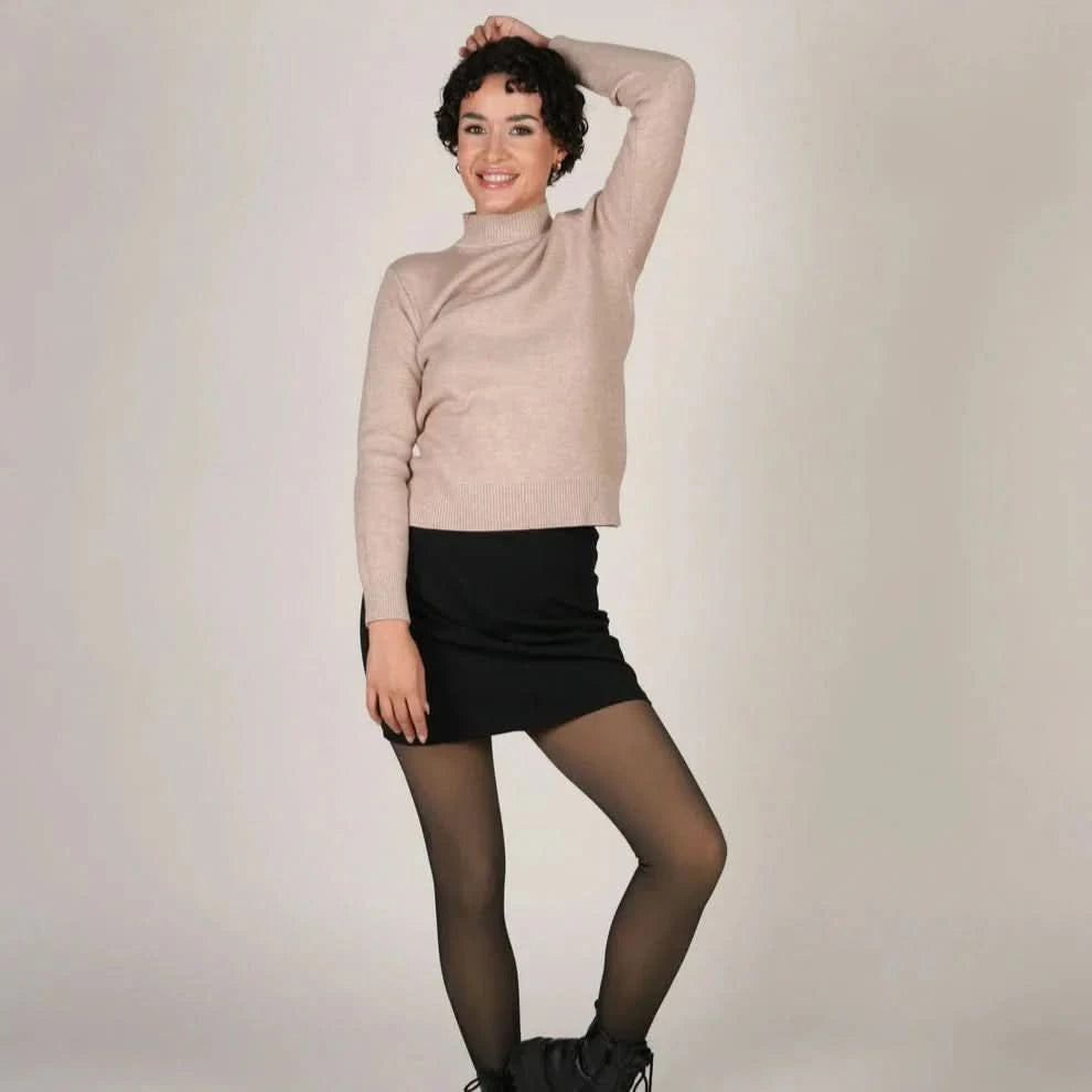 Le Collant Polaire Transparent Chaud et Élégant pour Femme