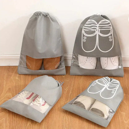 Lot de 10 housses à chaussures pour voyager