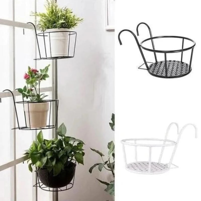 Soporte suspendido para macetas de flores 