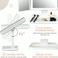 Miroir LED pliable à 3 volets pour maquillage précis