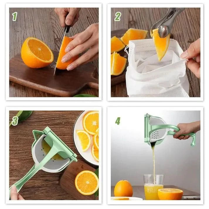 Un jus frais maison sans effort ni électricité