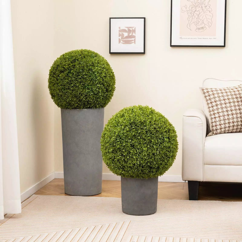 Élégance naturelle sans entretien pour vos espaces (x2)