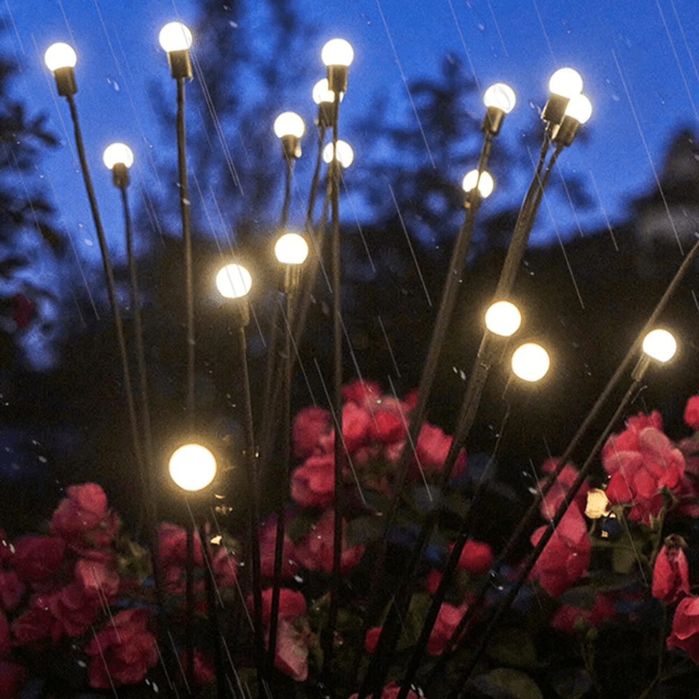 Lampade da giardino con lucciole 