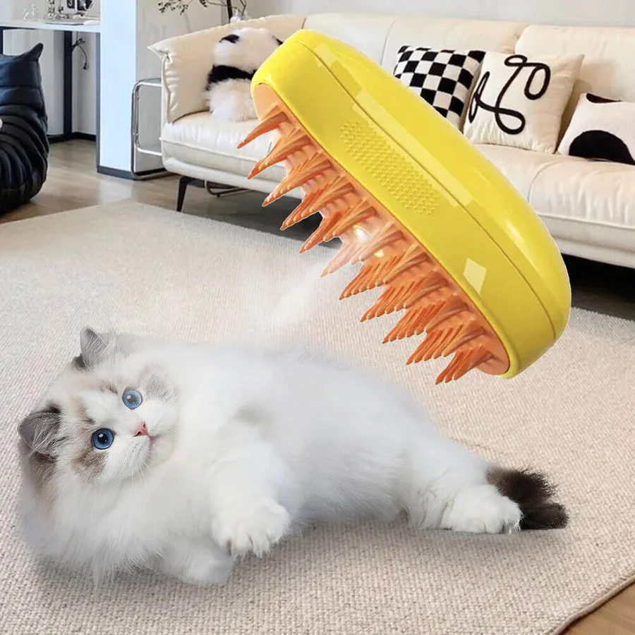 Multifunctional steam brush for perfect grooming of your pet 